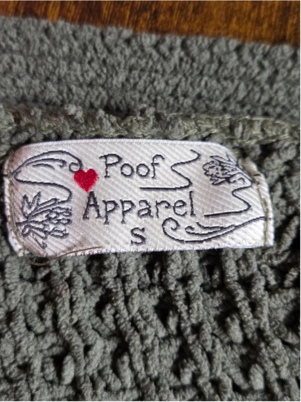 Poof Apparel olive green